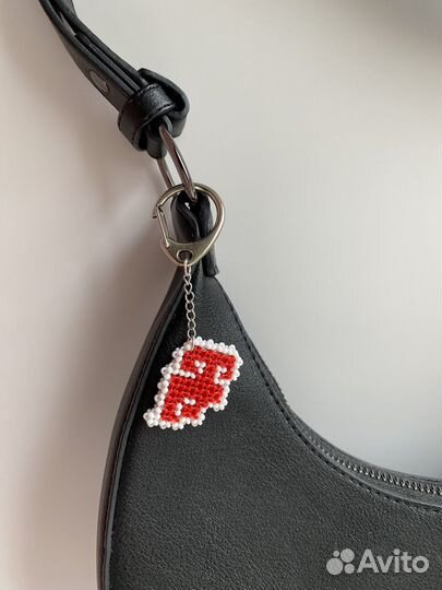 Брелок облако Акацуки (Наруто) из бисера