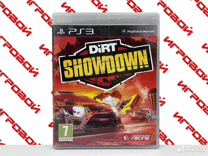 Игра Dirt Showdown PS3, Playstation 3 Диск