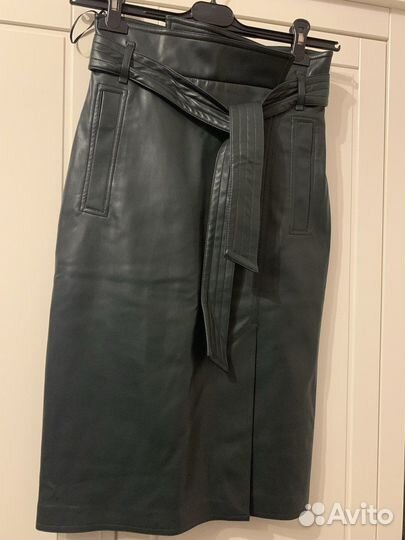 Кожаная юбка