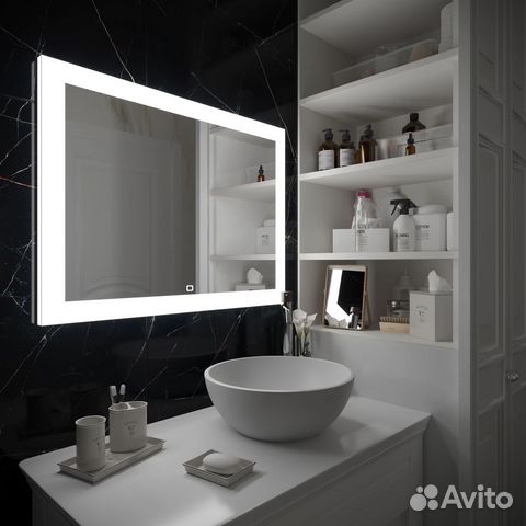 Зеркало с подсветкой для ванной