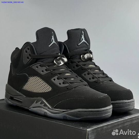 Кроссовки Nike Jordan 5 Black Cat (Арт.84436)