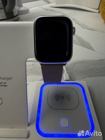 Часы apple watch 9 45 mm silver