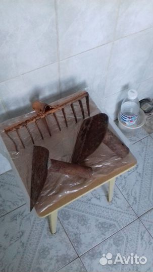 Мотыги - тяпки,грабли СССР на 100 лет. Кованные