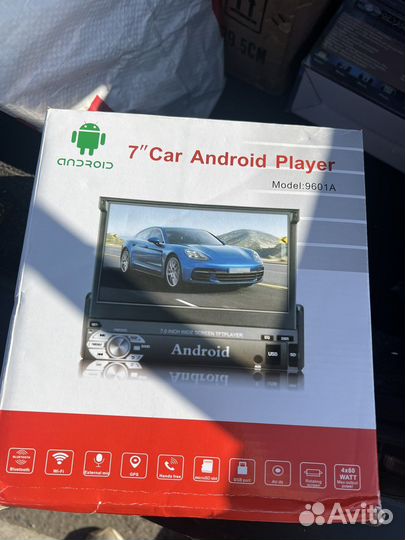 Автомагнитола 1din с выдвижным экраном android