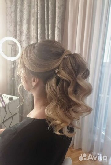 Вечерние укладки и прически, свадебные, детские