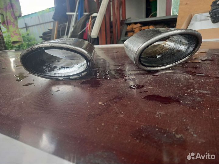 Насадки на глушитель mercedes w204