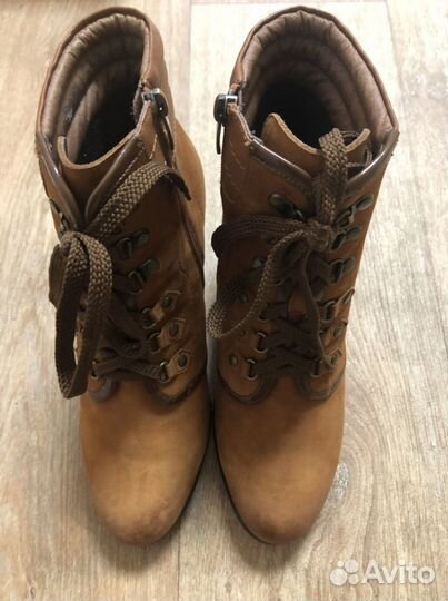 Новые Ботинки 100 кожа нубук