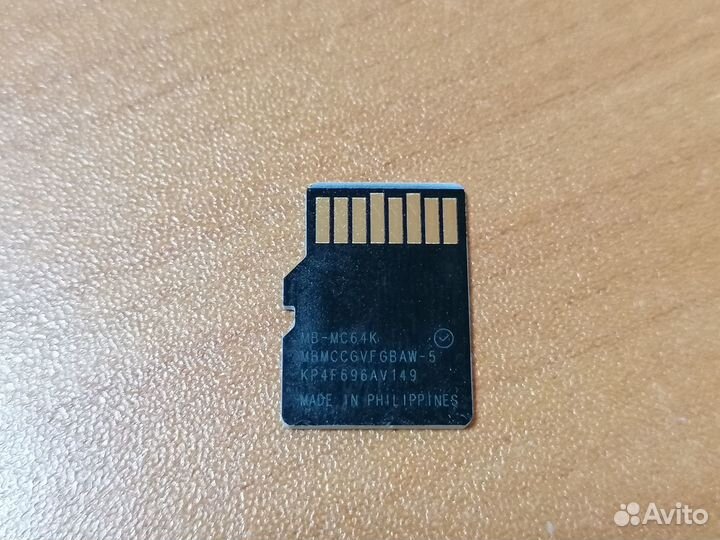 Карта памяти Samsung EVO Plus microsdxc 64 гб