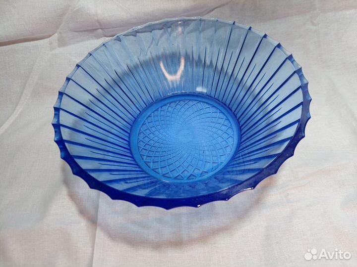 Салатники синее стекло