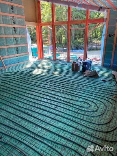 Теплый пол, монтаж отопления с гарантией до 5 лет