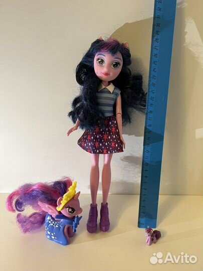 Поезд и лошадки my little pony и filly