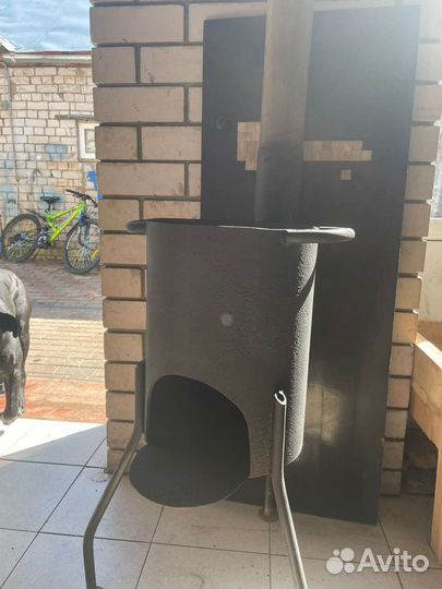 Печь дровяная для казана