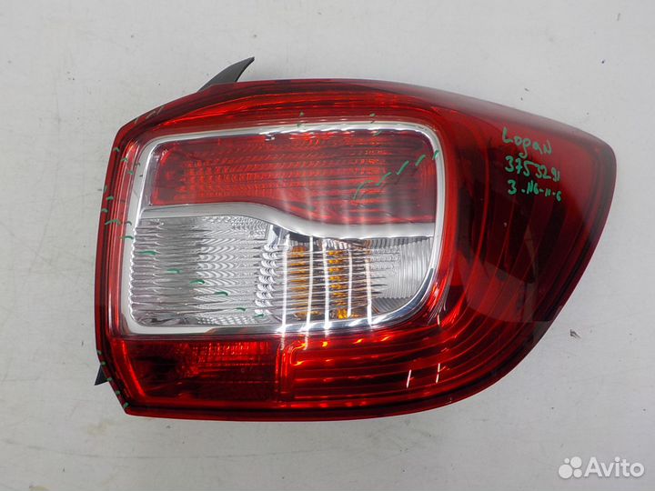 Фонарь задний правый Renault Logan 2014
