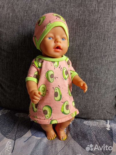 Одежда для куклы беби борн