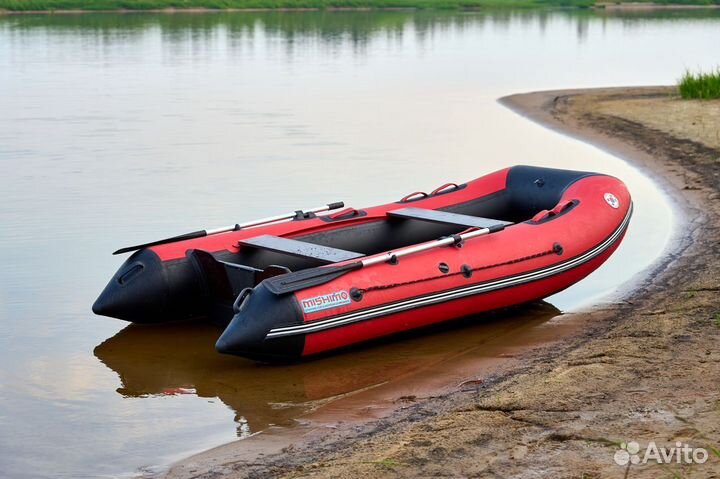 Лодка mishimo lite 400 Красно-черная