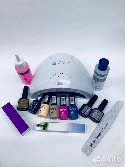 Набор для покрытия ногтей с лампой 48вт