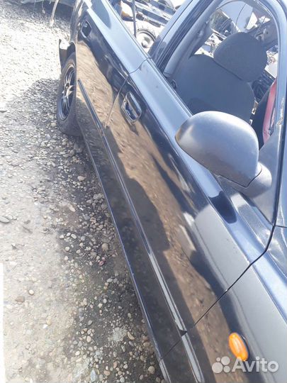 Двери Хендай Акцент Черные передние и задние