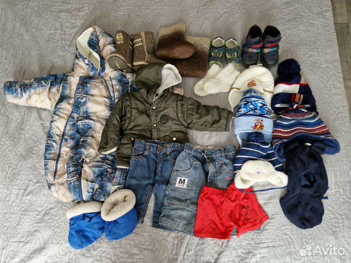 Пакет одежды и обуви до 12-18 месяцев