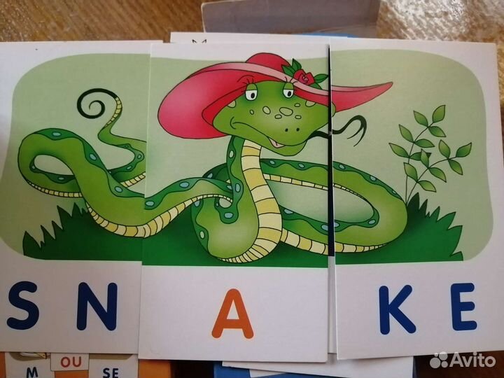 Английский язык. Комплект развивающих карточек