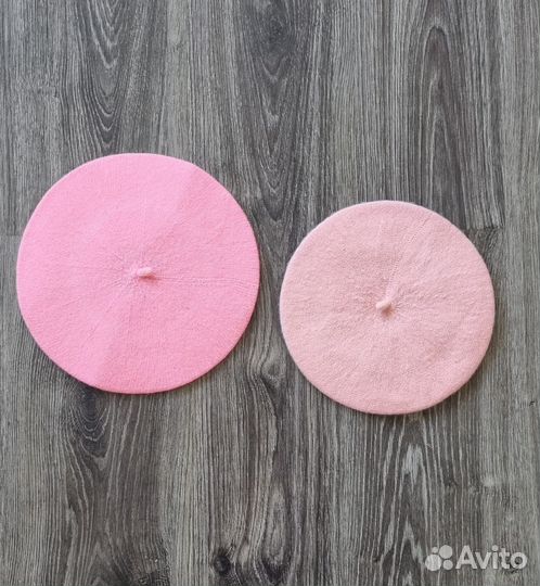 Берет розовый