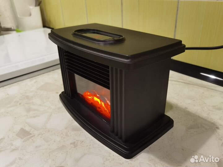 Декоративный электрокамин с обогревом