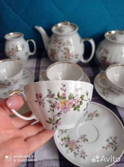 Чайный сервиз Дулево времён СССР