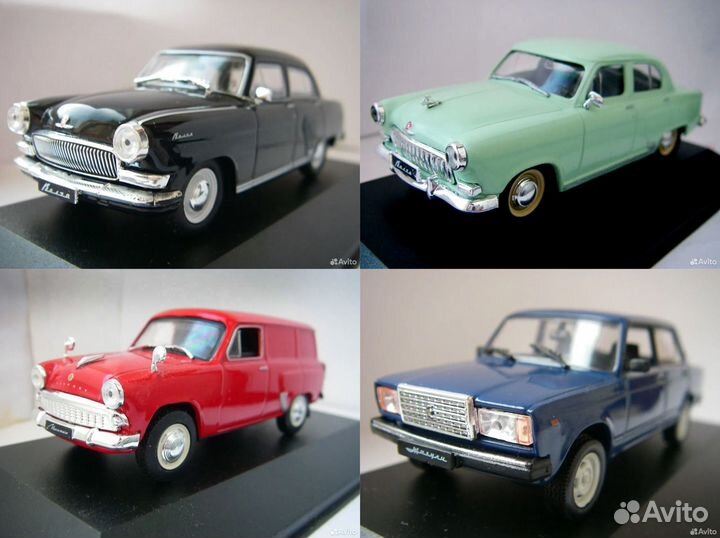 Легендарные автомобили СССР, Модели авто