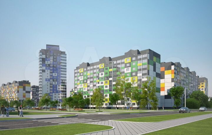 2-к. квартира, 66,8 м², 9/19 эт.