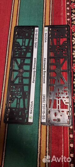 Рамка для номера skoda