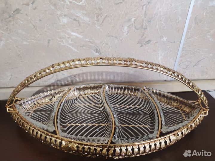 Ваза хрустальная