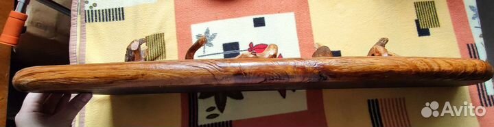 Вешалка настенная из дерева