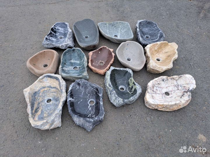 Раковины из камня -мрамор,гранит от производителя