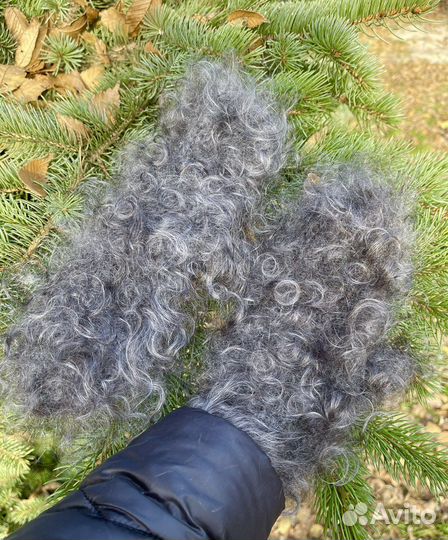 Пуховые варежки Козий пух