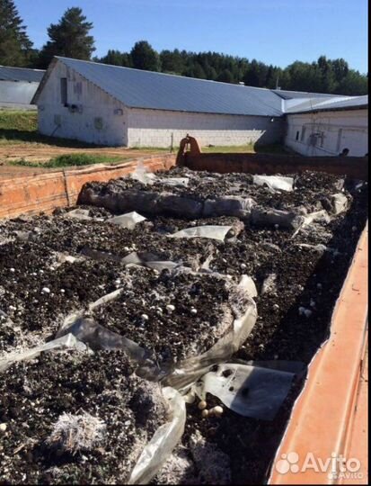 Компост грибной от шампиньонов в мешках