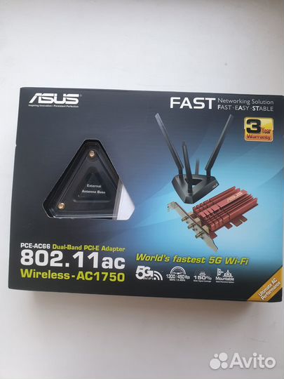 PCE-E Адаптер Asus PCE-AC66