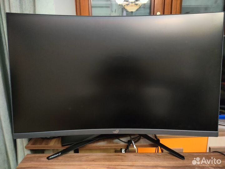 Игровой изогнутый монитор asus XG32VQR