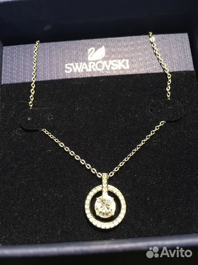 Swarovski кулон с цепочкой