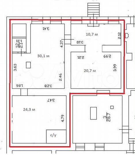 Свободного назначения, 86 м²