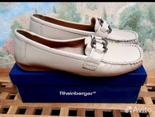 Мокасины лоферы Рязаньвест натуральная кожа 39