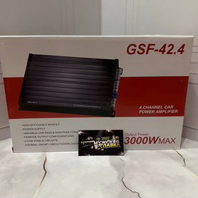 Новый усилитель GSF-42.4 3000W