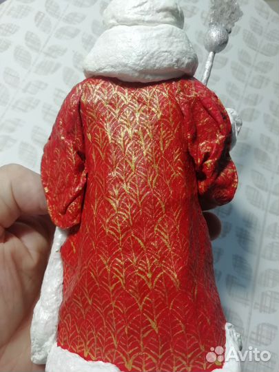 Ватная игрушка Дед мороз и Снегурочка