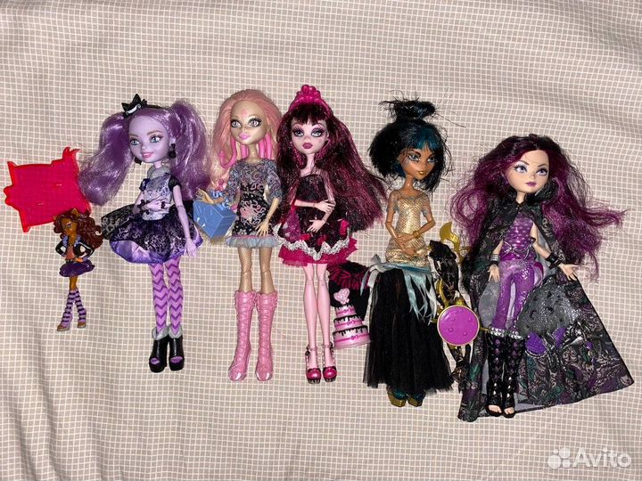 Куклы монстер хай и эвер афтер хай