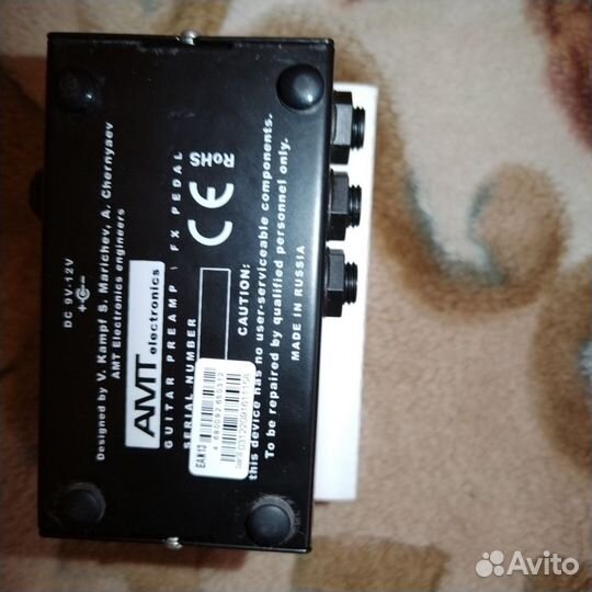 Гитарная педаль преампл VT2 AMT (дисторшн)