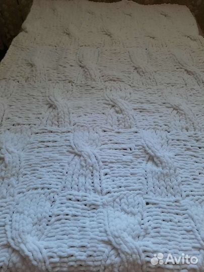 Плед детский вязаный ручная работа