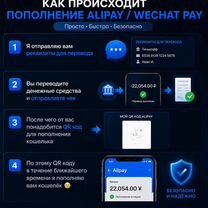Пополнение и вывод AliPay, WeChat, Петропавловск
