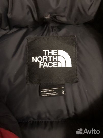 The north face пуховик