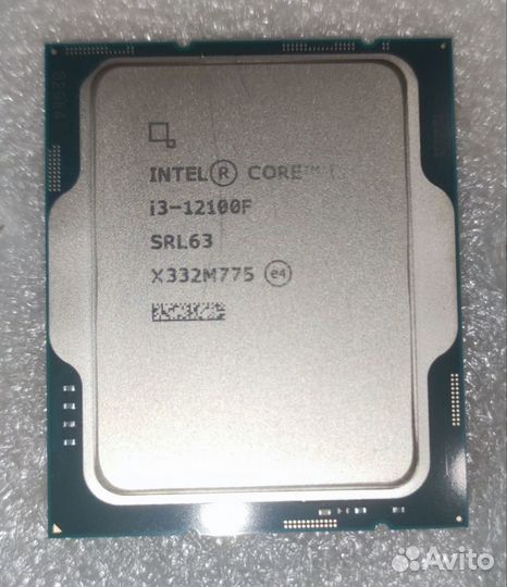 Процессор Intel core i3 12100f, новый