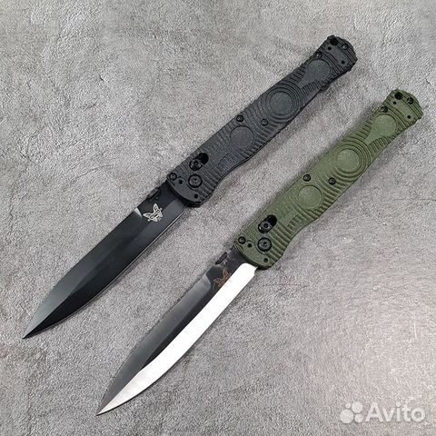 Нож складной BM391 ст.D2 (Benchmade) (микс) (зелён