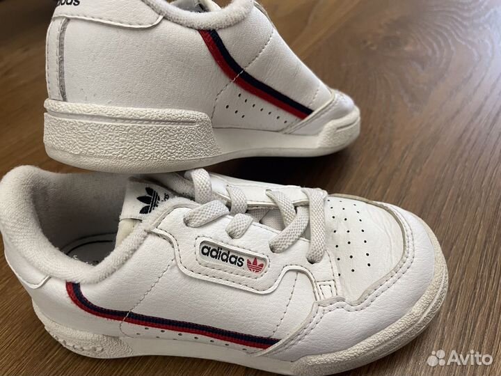 Кроссовки Adidas continental 80 кожаные 25-26