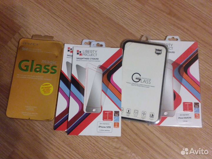 Защитное стекло iPhone 5, 5c, 5s, 5se